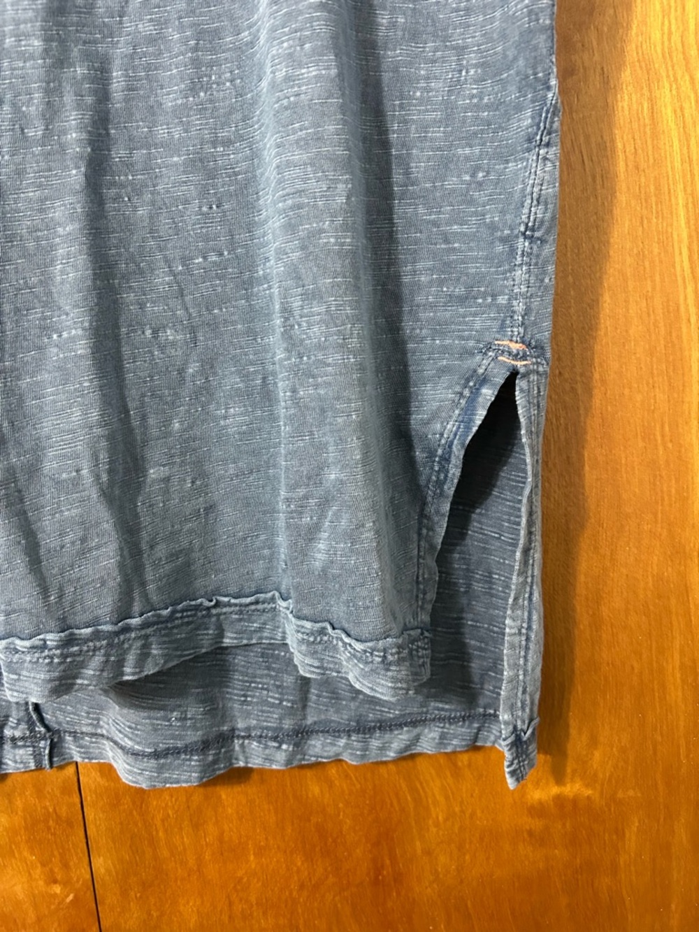 Pilcro Slate Blue Crewneck Tee - Picture 2 of 6